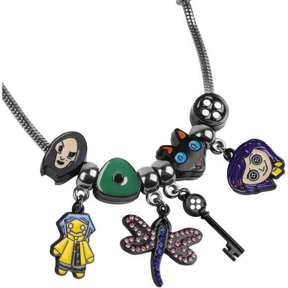 DIY Coraline Charm Bracelet Set - Unique Accessories for Cosplay & Halloween - Picture 3 of 7